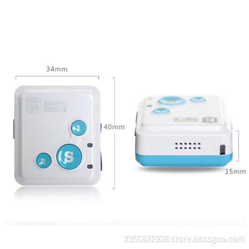 RF-V16 Mini personal gps tracker for children elder patient sos panic button and phone call gps tracker